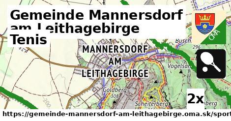 Tenis, Gemeinde Mannersdorf am Leithagebirge