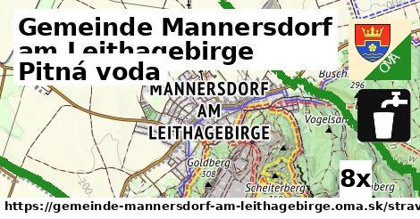 Pitná voda, Gemeinde Mannersdorf am Leithagebirge