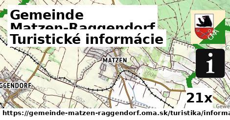 Turistické informácie, Gemeinde Matzen-Raggendorf