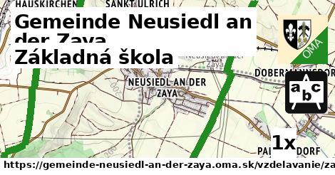 Základná škola, Gemeinde Neusiedl an der Zaya