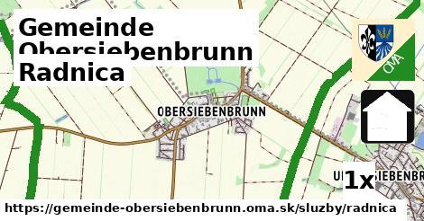 Radnica, Gemeinde Obersiebenbrunn