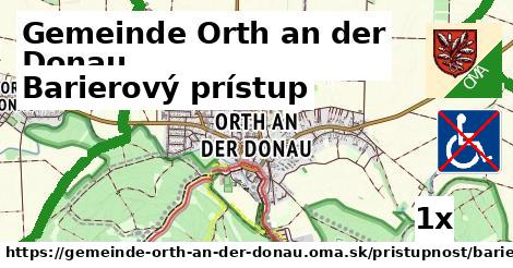 Barierový prístup, Gemeinde Orth an der Donau