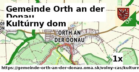 Kultúrny dom, Gemeinde Orth an der Donau