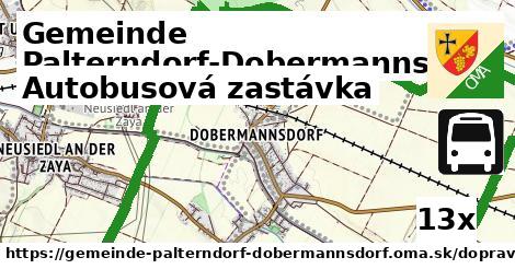 Autobusová zastávka, Gemeinde Palterndorf-Dobermannsdorf