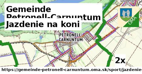 Jazdenie na koni, Gemeinde Petronell-Carnuntum