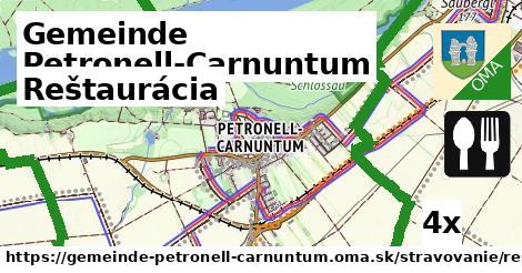 Reštaurácia, Gemeinde Petronell-Carnuntum