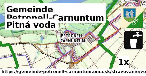 Pitná voda, Gemeinde Petronell-Carnuntum