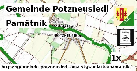 Pamätník, Gemeinde Potzneusiedl