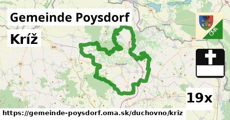 Kríž, Gemeinde Poysdorf