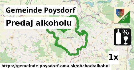 Predaj alkoholu, Gemeinde Poysdorf