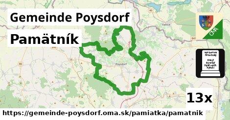 Pamätník, Gemeinde Poysdorf