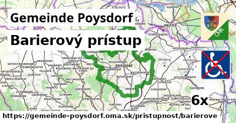 Barierový prístup, Gemeinde Poysdorf