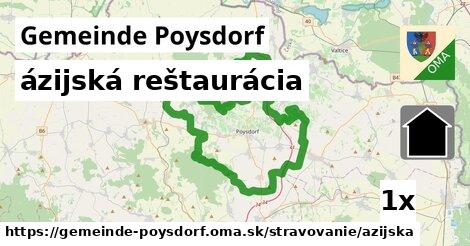 ázijská reštaurácia, Gemeinde Poysdorf