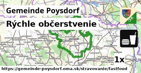 Rýchle občerstvenie, Gemeinde Poysdorf