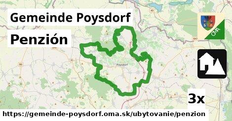 Penzión, Gemeinde Poysdorf