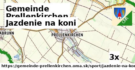 Jazdenie na koni, Gemeinde Prellenkirchen