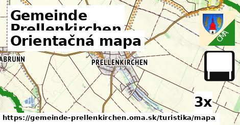 Orientačná mapa, Gemeinde Prellenkirchen