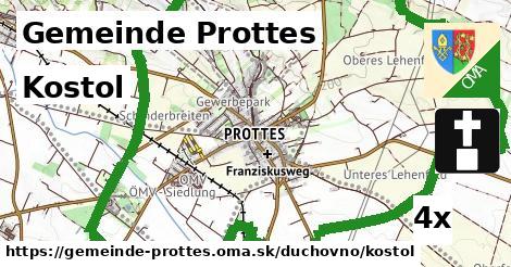 Kostol, Gemeinde Prottes