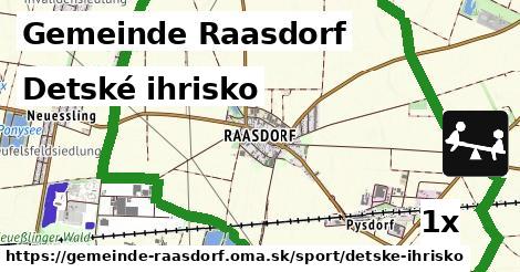 Detské ihrisko, Gemeinde Raasdorf