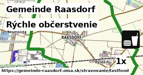 Rýchle občerstvenie, Gemeinde Raasdorf
