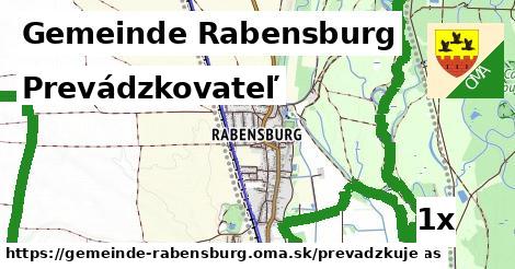 prevádzkovateľ v Gemeinde Rabensburg