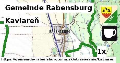 Kaviareň, Gemeinde Rabensburg