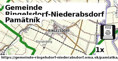 Pamätník, Gemeinde Ringelsdorf-Niederabsdorf