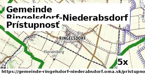prístupnosť v Gemeinde Ringelsdorf-Niederabsdorf