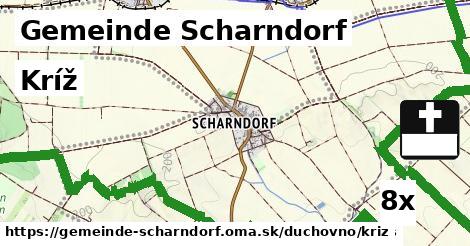 Kríž, Gemeinde Scharndorf