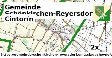 Cintorín, Gemeinde Schönkirchen-Reyersdorf