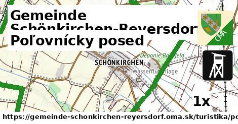 Poľovnícky posed, Gemeinde Schönkirchen-Reyersdorf