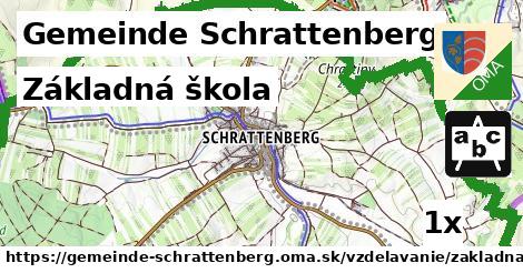 Základná škola, Gemeinde Schrattenberg
