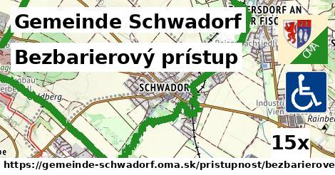 Bezbarierový prístup, Gemeinde Schwadorf