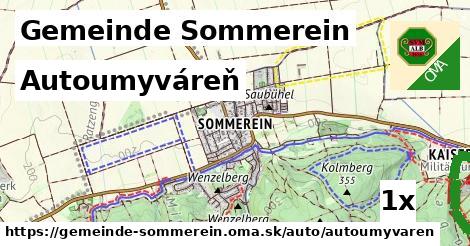 Autoumyváreň, Gemeinde Sommerein