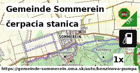 čerpacia stanica, Gemeinde Sommerein