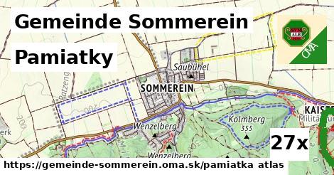 pamiatky v Gemeinde Sommerein