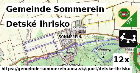 detské ihrisko v Gemeinde Sommerein
