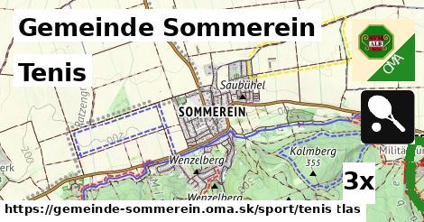 Tenis, Gemeinde Sommerein