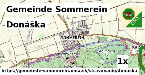 Donáška, Gemeinde Sommerein