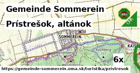 Prístrešok, altánok, Gemeinde Sommerein