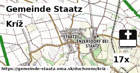 Kríž, Gemeinde Staatz