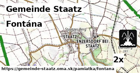 Fontána, Gemeinde Staatz