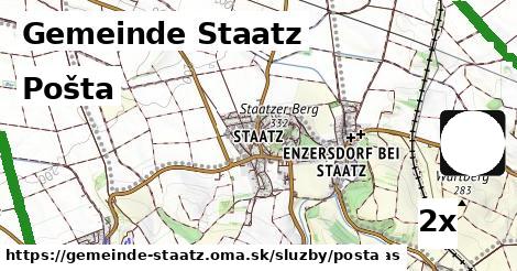 Pošta, Gemeinde Staatz