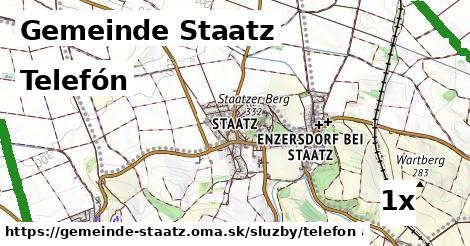 Telefón, Gemeinde Staatz