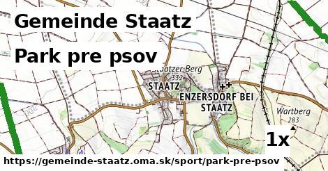 Park pre psov, Gemeinde Staatz