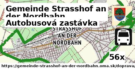 autobusová zastávka v Gemeinde Strasshof an der Nordbahn