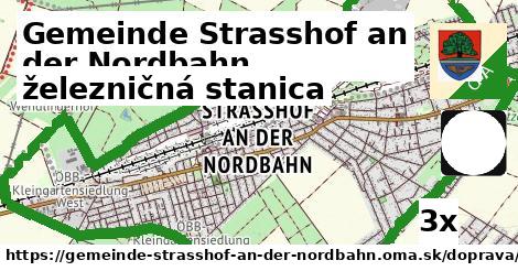 železničná stanica, Gemeinde Strasshof an der Nordbahn