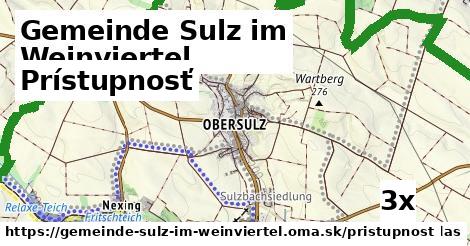 prístupnosť v Gemeinde Sulz im Weinviertel