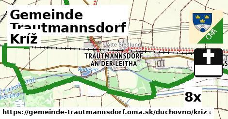 Kríž, Gemeinde Trautmannsdorf