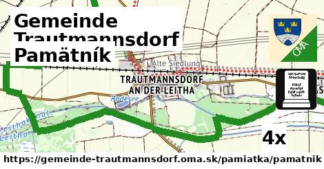 Pamätník, Gemeinde Trautmannsdorf